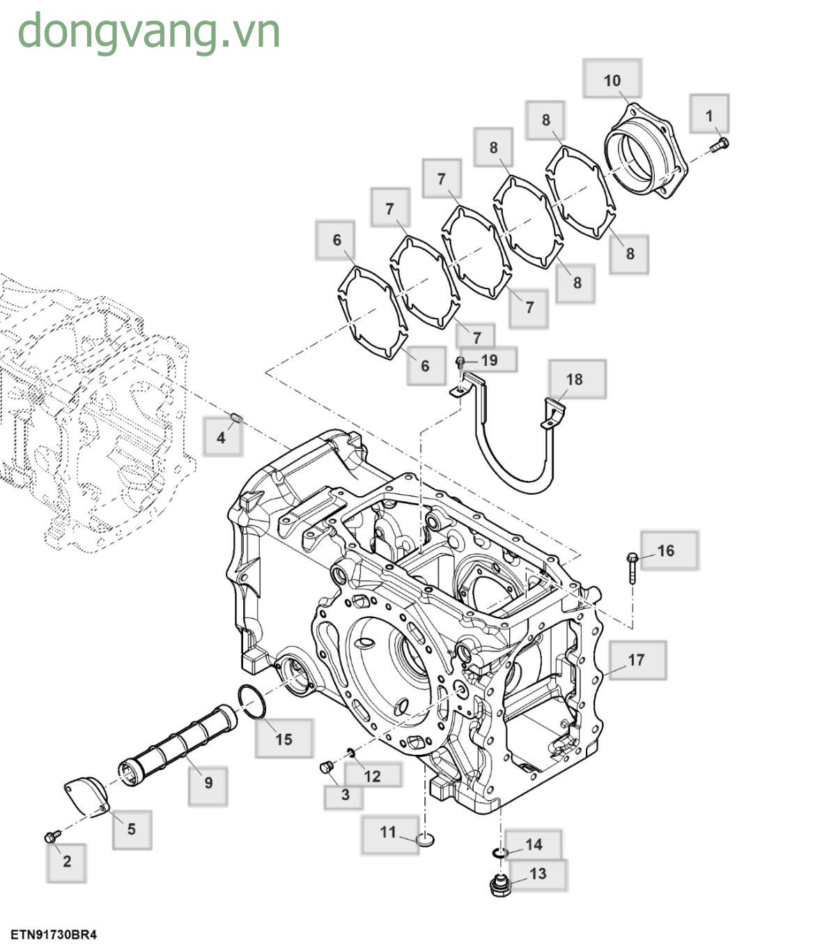 Differential Housing W/ Reverse PTO - ST792337